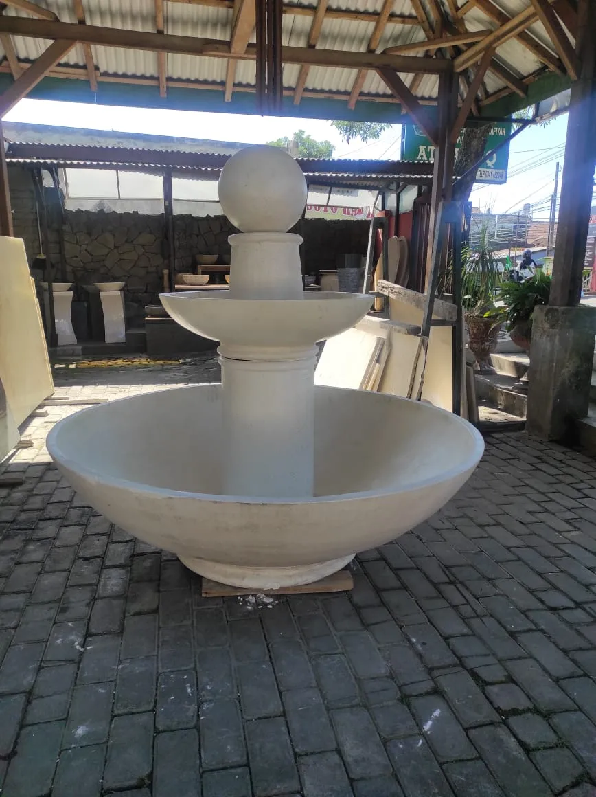 Air mancur marmer onyx bertingkat