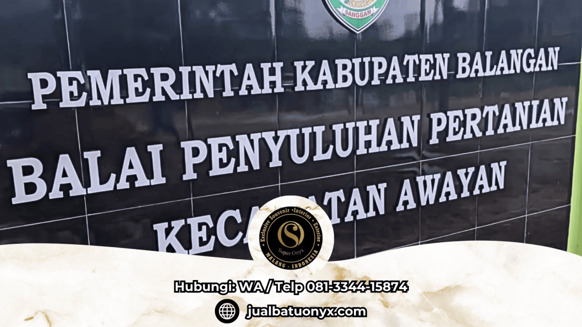Jual papan nama masjid atau kantor