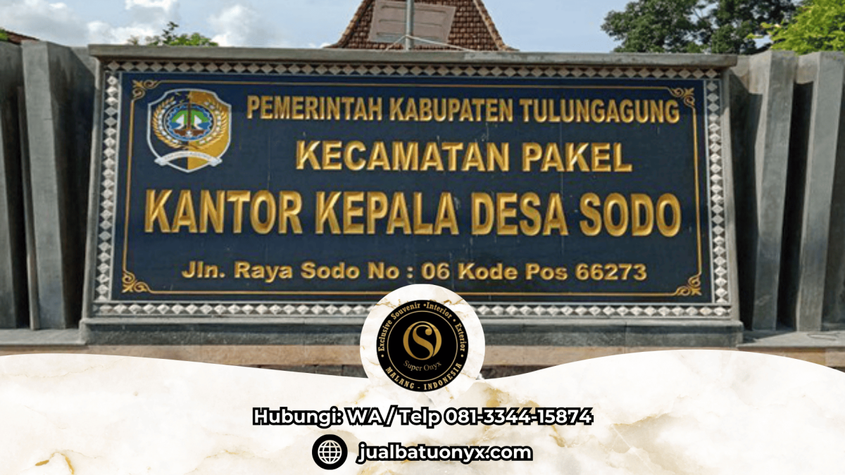 Jual papan nama masjid atau kantor