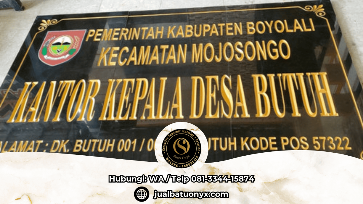 Jual papan nama masjid atau kantor
