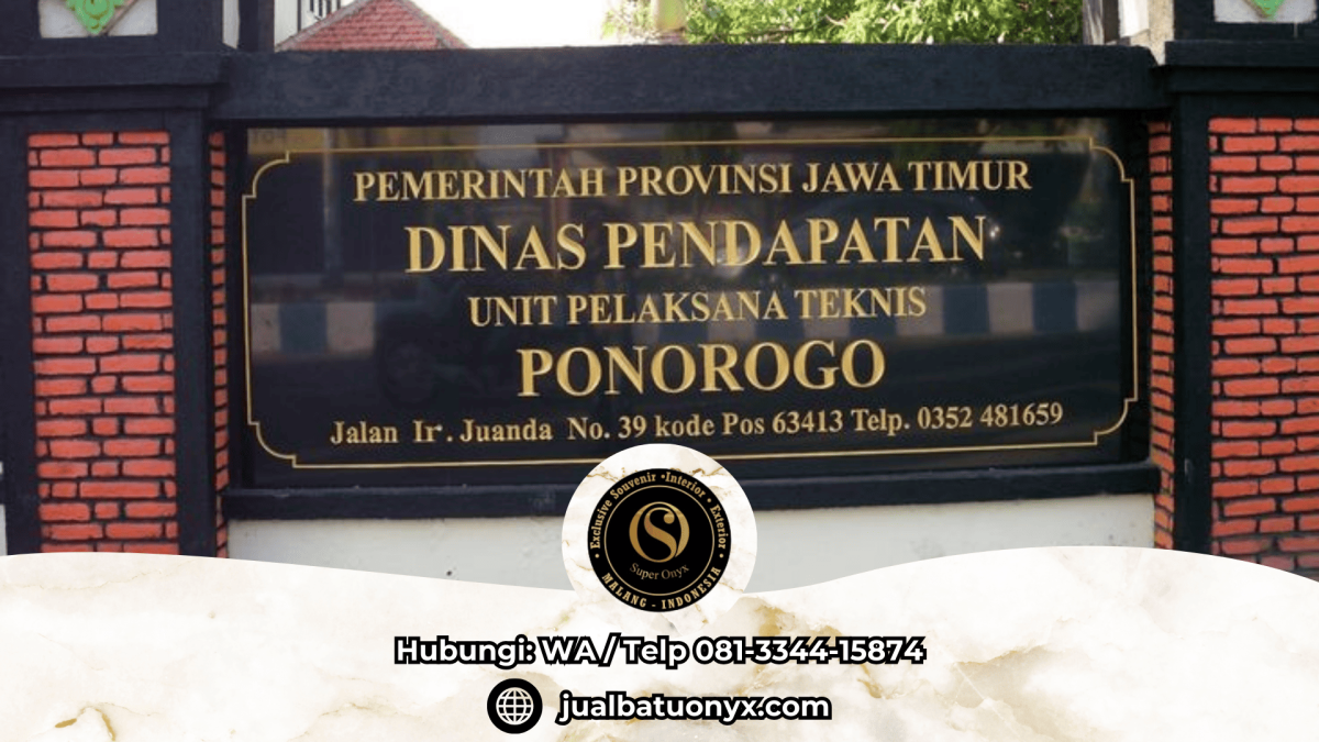 Jual papan nama masjid atau kantor