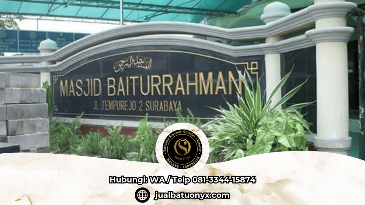 Jual papan nama masjid atau kantor